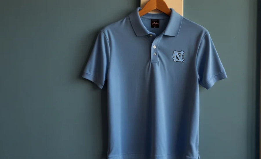 unc blue polo shirt temu