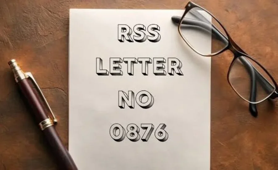 rss letter no 0876