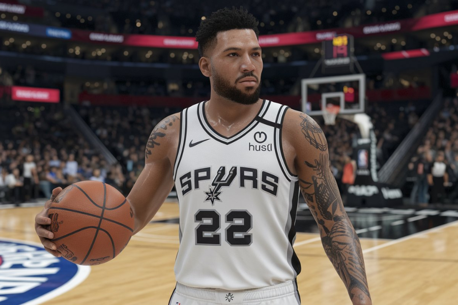 nba 2k23 san antonio spurs city jersey recolor